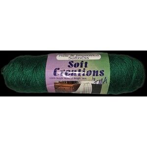 Soft Creations By TMA 5 Oz 4ply S5-2026 GREEN VTG NEW